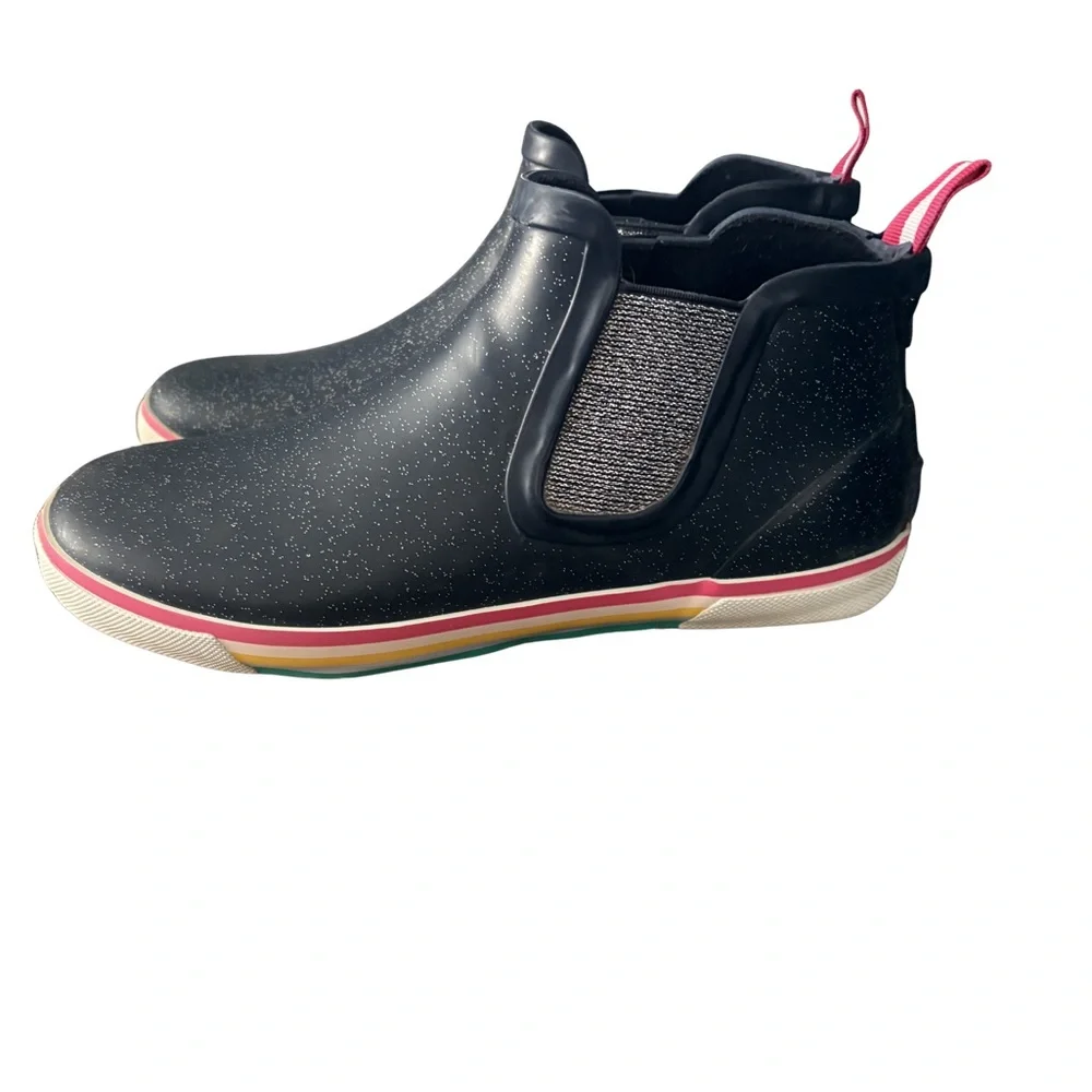 Joules Rainwell Short Height Casual Rain Boots Girls Size 3 - Picture 4 of 6